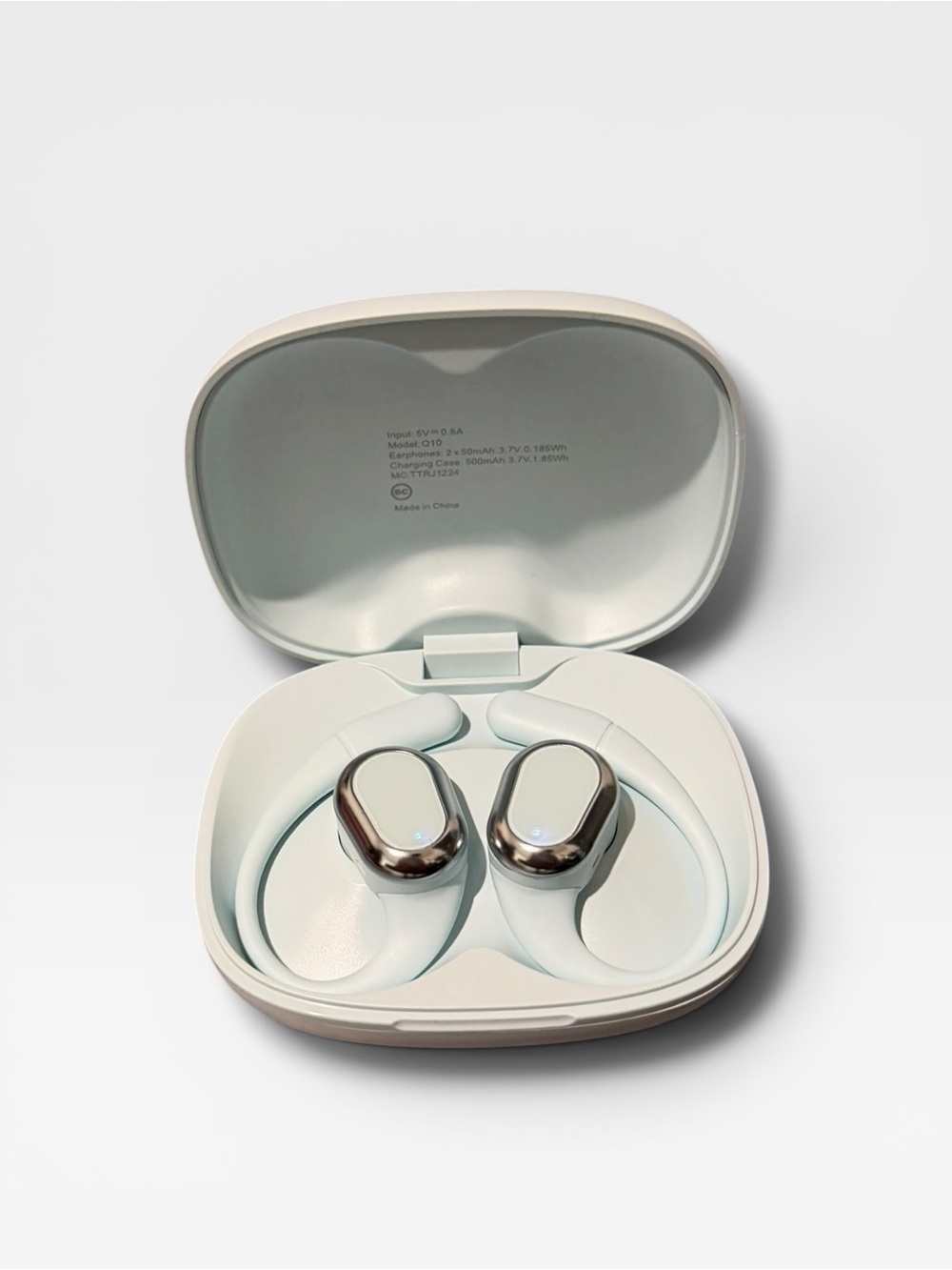 heyday Open Ear Sport True Wireless headphones Earbuds Light Blue